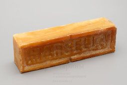 Винтажное мыло марсельское хозяйственное из натуральных масел «Marsella», Франция, 1950-е