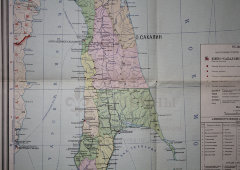 Советская карта Сахалинской области, 1955 г.