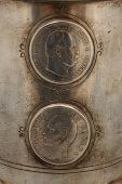 Серебряная пивная кружка «Германский рейх 1895», серебро 800 проба