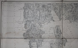 Уникальная антикварная карта восточной части залива Петр Великий от острова Аскольд до мыса Лихачева, Российская империя, 1899 г.