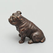 Маленькая статуэтка, собака «Бульдог», шпиатр, Европа, нач. 20 в.