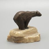 Скульптура «Медведь на льдине», шпиатр, Россия, нач. 20 в.