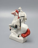 Статуэтка «Красноармеец на коне» (Красный кавалерист), скульптор Яковлев Б. И., ЛФЗ, 1932 г.