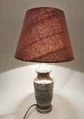 Антикварная настольная лампа из серебра 900 пробы, A. Risler and Carre, Франция, 1-я пол. 20 в.