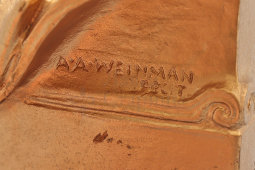 Большой кабинетный бюст пионера американской автомобильной промышленности Джона Фрэнсиса Доджа, скульптор Александр Вайнман, бронза, США