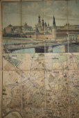 Старинная карта «Илюстрированый план города Москвы», Россиийская империя, 1900-е