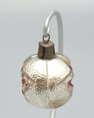 Стеклянный шар для елки, агитация, 1930-50 гг.