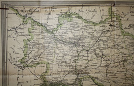 Старинная карта Екатеринославской губернии, Российская империя, 1900-е