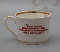 Чашка с изображением музея В. И. Ленина