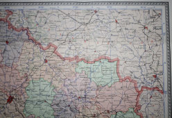 Советская карта «Орловская область», 1956 г.