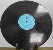 Советская старинная / винтажная пластинка 78 оборотов для граммофона / патефона с песнями Д. Гнатюка: «Пісня про рушничок»