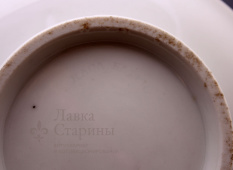 Чайная пара с видами Санкт-Петербурга, Россия, фарфор Батенина