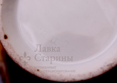 Чайная пара с видами Санкт-Петербурга, Россия, фарфор Батенина