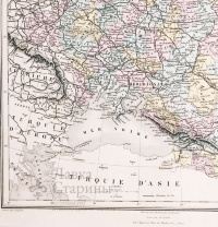 Карта «Россия в Европе», 1884 год