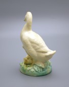 Керамическая статуэтка «Утка с утятами», керамика Гжели