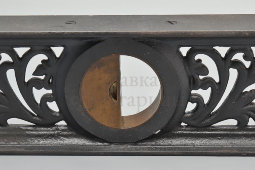 Антикварный чугунный инклинометр, регулируемый спиртовой уровень, Davis Level & Tool Company Pat, США, 1867 г.