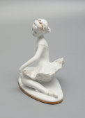 Статуэтка «Машенька» (Юная балерина), скульптор Велихова С. Б., ЛФЗ, 1950-60 гг.