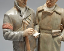 Скульптура «Красногвардейцы», скульптор Сидоров Г. А.,​ Дулевский завод, 1950-е