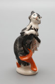 Статуэтка «Кот в сапогах», ​скульпторы братья Траугот А. Г. и В. Г., Артель «Прогресс», 1950-е 