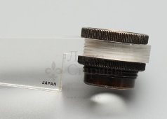 Винтажное увеличительное стекло, мини лупа для ювелирных изделий Selsi achromatic 12x coated, Япония, сер. 20 в.