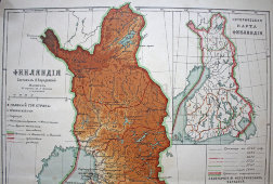 Старинная карта «Финляндия»