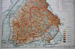 Старинная карта «Финляндия»