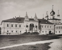 Старинная фотогравюра «Чудов монастырь», фирма «Шерер, Набгольц и Ко», Москва, 1882 г.