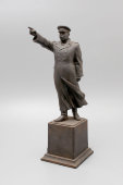 Советская скульптура «Сталин И. В.», чугун, СССР, 1950-е