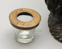 Чернильница большого размера «Голова пуделя», венская бронза, кон. 19, нач. 20 в.