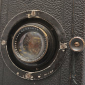 Раритетный зеркальный фотоаппарат «Ica Reflex 748» с объективом Carl Zeiss Jena, Дрезден, Германия, 1900-е
