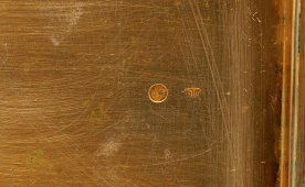 Серебряная коробка из-под сигар фирмы «H. Upmann flor» с гравировкой «Табакъ привозный», серебро 84 пр., Россия, к. 19 в.