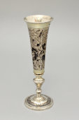 Серебряный бокал для шампанского, 84 проба, Россия, 1843 г.