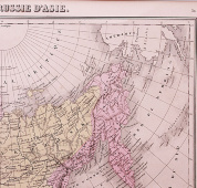Карта «Сибирь или азиатская часть России»