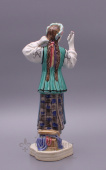 Статуэтка «Оксана с зеркалом», Конаково, 1950-60 гг., скульптор Холодная М. П.,​ фаянс. 