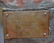 Бюст большого размера «Ф. Э. Дзержинский» (железный Феликс), скульптор А. В. Голованов, бронза, Завод «Сувенир», 1971 г. 
