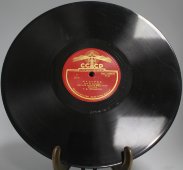 Советская старинная / винтажная пластинка 78 оборотов для граммофона / патефона с музыкой В. Удалова: «Мазурка» и «Воспоминание»