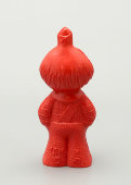 Детская игрушка, миниатюрная кукла «Чиполлино», цельнолитная резина, СССР, 1970-80 гг.