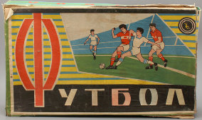 Детская настольная игра «Футбол», СССР, 1960-е