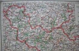 Старинная карта «Харьковская губерния»