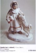 Статуэтка «Дружба» (Якут с собакой), скульптор Воробьев Б. Я., бисквит, ЛФЗ, 1950-е