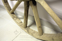 Старинное деревянное колесо от телеги, Россия, н. 20 в.
