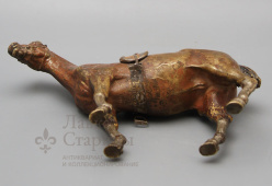 Скульптура «Лошадь», фабрика Ф. Бергмана, венская бронза