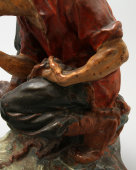 Советская керамическая статуэтка «Балда и Черт»