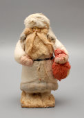 Винтажная ватная новогодняя игрушка «Дед Мороз», Мосторг Стандарт, СССР, 1950-е