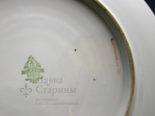 Агитационная фарфоровая тарелка «Жданов А. А.», Дулево