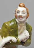 Cтатуэтка «Маниловы» из серии «Гоголевские персонажи» по произведению Н. В. Гоголя «Мертвые души», скульптор Воробьев Б. Я., ЛФЗ