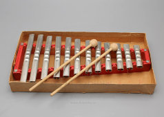 Детский музыкальный инструмент «Металлофон», СССР, 1955 г.