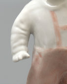 Фарфоровая статуэтка ЛФЗ «Мальчик с мишкой», скульптор Холодная М. П.