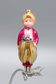Елочная игрушка «Маленький Мук», стекло, 1950-60 гг.