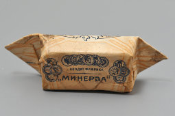 Старинная конфета, карамель «Ася», Кондитерская фабрика «Минерва», Москва, до 1917 г.